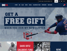 Tablet Screenshot of davidortiz.com